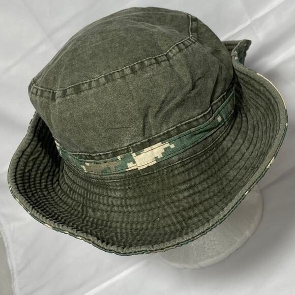 Outdoor Boonie Sun Hat Hiking Camping Fishing Floppy Military Digital Camo Cap - Picture 7 of 13